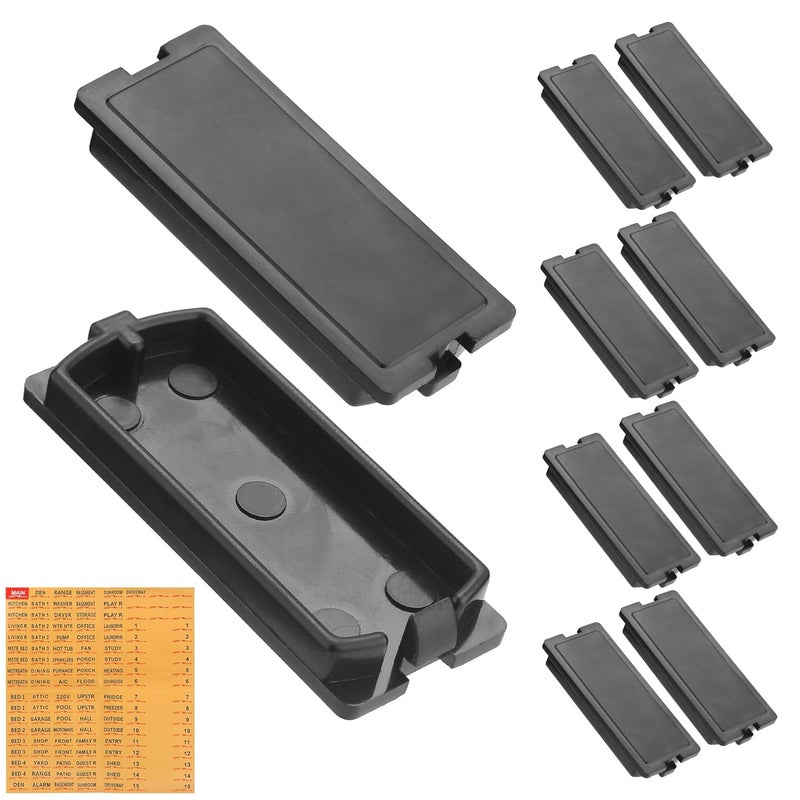 Pongle Circuit Breaker Filler Plate for Eaton Cutler Hammer Panel, Compatible with BRFPP Circuit Breaker Knockout Filler Plate (Comes with Breaker Box Label) 10 Pack - Image 1